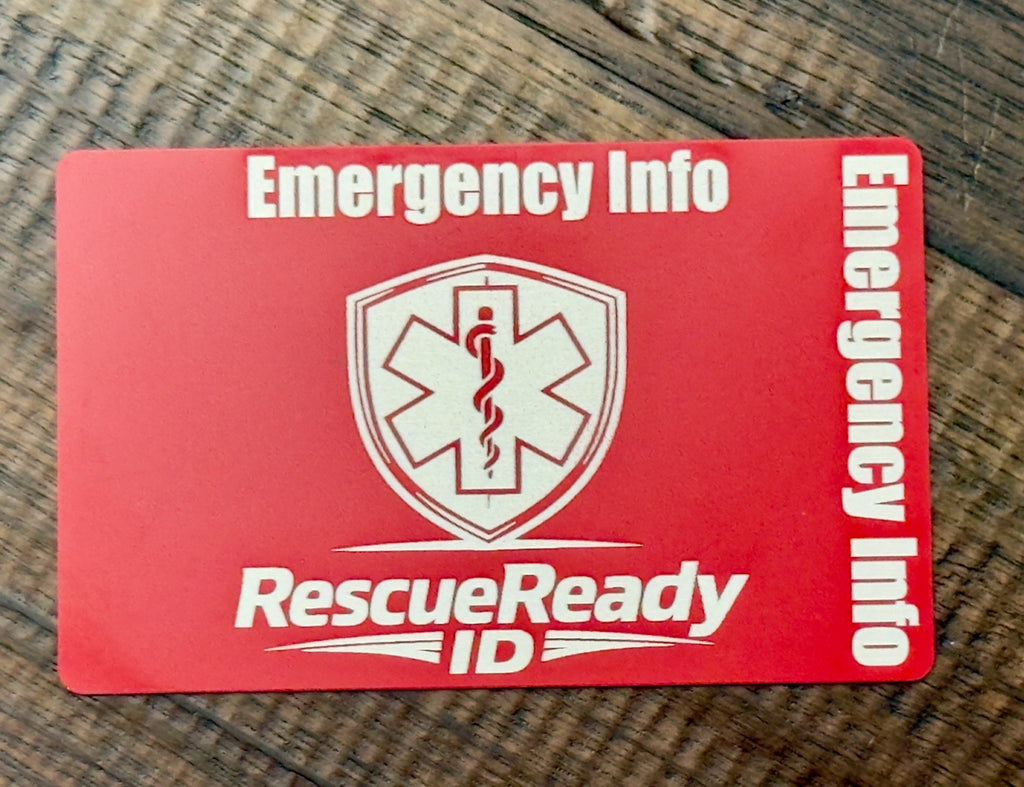 RescueReady ID Wallet Card